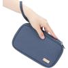 imageNISHEL Travel Cord Organizer Case Double Layers Tech Electronic Bag Essentials for Charger Cable Phone Flash driveLakeBlueAegeanBlue