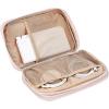 imageNISHEL Travel Cord Organizer Case Double Layers Tech Electronic Bag Essentials for Charger Cable Phone Flash drive Large PurplePink