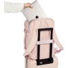 imageNISHEL Carry On Backpack for Women 283L Travel Backpack with SuitcaseStyle Opening Travel Bag fits 156 Inch Laptop Flight Approved Weekender Bag for Business PINK