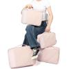 imageNISHEL 6 Set Packing Cubes for Travel Luggage Organizer Bags with Shoe Bag Lightweight Durable Space Saver Bags Travel Essentials Pink