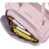imageNISHEL Insulated Tote Lunch Bag for Women Fluffy ampamp Lightweight Wideopen Cooler Case with Leakproof EasyClean PEVA Lining Multiple Pocket for Separate Storage Ideal for Work Picnic Pink