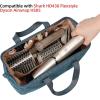 image:imageNISHEL Hair Tools Travel Carrying Bag Portable Hair Air Wrap Dryer Case Hair DryerCurling IronAirstraight Attachment Organizer Peach PinkLakeBlue