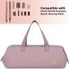 image:imageNISHEL Hair Tools Travel Carrying Bag Portable Hair Air Wrap Dryer Case Hair DryerCurling IronAirstraight Attachment Organizer Peach PinkPeach Pink