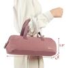 image:imageNISHEL Hair Tools Travel Carrying Bag Portable Hair Air Wrap Dryer Case Hair DryerCurling IronAirstraight Attachment Organizer Peach PinkRosewoodPink