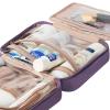 image:imageNISHEL Travel Toiletry Bag for Women Makeup Essentials Organizer Hanging Case for Accessories Cosmetics Medium Size RosewoodPinkPurple