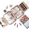 image:imageNISHEL Travel Toiletry Bag for Women Makeup Essentials Organizer Hanging Case for Accessories Cosmetics Medium Size RosewoodPinkRosewoodPink