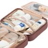 image:imageNISHEL Travel Toiletry Bag for Women Makeup Essentials Organizer Hanging Case for Accessories Cosmetics Medium Size RosewoodPinkRosewoodPink
