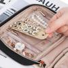 image:imageNISHEL Travel Jewelry Case Holiday Organizer for Necklaces Earrings Rings Bracelets WatchSmallBlackBlack