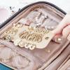 image:imageNISHEL Travel Jewelry Case Holiday Organizer for Necklaces Earrings Rings Bracelets WatchSmallBlackLakeBlue