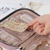 image:imageNISHEL Travel Jewelry Case Holiday Organizer for Necklaces Earrings Rings Bracelets WatchSmallBlackPeach Pink