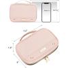 image:imageNISHEL Travel Jewelry Case Holiday Organizer for Necklaces Earrings Rings Bracelets WatchSmallBlackPink