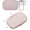 image:imageNISHEL Travel Jewelry Case Holiday Organizer for Necklaces Earrings Rings Bracelets WatchSmallBlackPink