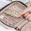 image:imageNISHEL Travel Jewelry Case Holiday Organizer for Necklaces Earrings Rings Bracelets WatchSmallBlackPink
