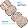 image:imageNISHEL Travel Jewelry Case Holiday Organizer for Necklaces Earrings Rings Bracelets WatchSmallBlackPurple