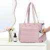 image:imageNISHEL Travel Puffy Tote Bag For Women UltraLightweight Large Tote Purse For Office Day And a Short Weekend GetawayPinkmedium
