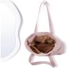 image:imageNISHEL Travel Puffy Tote Bag For Women UltraLightweight Large Tote Purse For Office Day And a Short Weekend GetawayPinkslim Size
