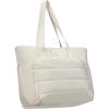 image:imageNISHEL Travel Puffy Tote Bag For Women UltraLightweight Large Tote Purse For Office Day And a Short Weekend GetawayBeige