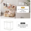 image:imageBathroom Counter Organizer for Vanity Makeup Organizer Countertop with Holder Large Capacity Storage Rack Perfect Large Skincare Hair Care Perfume Easy to Install Gold 3TiersAmber