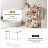 image:imageBathroom Counter Organizer for Vanity Makeup Organizer Countertop with Holder Large Capacity Storage Rack Perfect Large Skincare Hair Care Perfume Easy to Install Gold 3TiersAmber