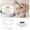 image:imageBathroom Counter Organizer for Vanity Makeup Organizer Countertop with Holder Large Capacity Storage Rack Perfect Large Skincare Hair Care Perfume Easy to Install Gold 3TiersClear