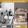 image:imageBathroom Counter Organizer for Vanity Makeup Organizer Countertop with Holder Large Capacity Storage Rack Perfect Large Skincare Hair Care Perfume Easy to Install Gold 3TiersAmber