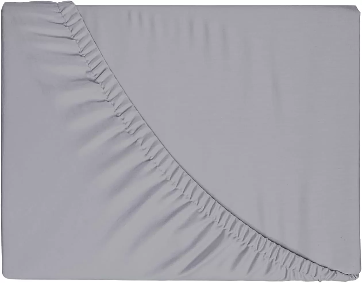 imageBedecor Extra Deep Pocket Twin Fitted Sheet Only for 18 to 21 Inch Super Thick Mattress That Stay TightAll Around Elastic BottomDoesnt Pop OffLight Gray