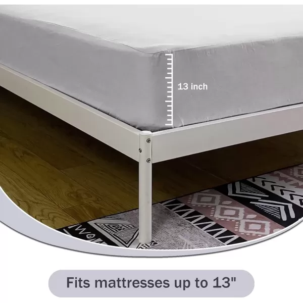 imageBedecor Cal King Fitted Sheet Snug Fit Stay in Place1 Bottom Sheet Only Soft Elastic Microfiber Durable Standard Pocket Fit up to 13 inch Mattress PerfectlyWhiteLight Gray