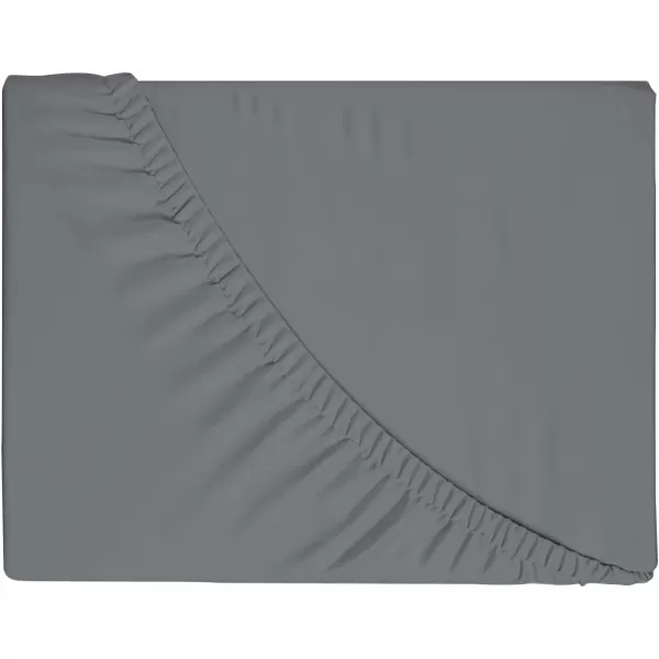 imageBedecor Extra Deep Pocket Twin XL Fitted Sheet Only for 18 to 21 Inch Super Thick Mattress That Stay TightAll Around Elastic BottomDoesnt Pop OffGray