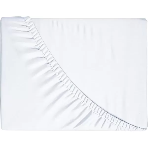 imageBedecor Extra Deep Pocket Twin XL Fitted Sheet Only for 18 to 21 Inch Super Thick Mattress That Stay TightAll Around Elastic BottomDoesnt Pop OffWhite