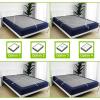 imageBedecor 49 Inches Box Spring Cover Twin Size Light Grey with Stretchy Fabric Bed Frame Cover Wrap Around 4 Sides Elastic Bed Skirt Alternative Gray Boxspring Cover TwinTwin XLNavy Blue