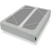 imageBedecor 49 Inches Box Spring Cover Twin Size Light Grey with Stretchy Fabric Bed Frame Cover Wrap Around 4 Sides Elastic Bed Skirt Alternative Gray Boxspring Cover TwinTwin XLLight Gray