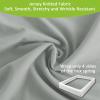 imageBedecor 49 Inches Box Spring Cover Twin Size Light Grey with Stretchy Fabric Bed Frame Cover Wrap Around 4 Sides Elastic Bed Skirt Alternative Gray Boxspring Cover TwinTwin XLLight Gray