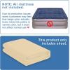 imageBedecor Air Bed Sheets for Mattress Cover Removable Bed and Elastic Band Super Soft and Breathable ampamp Deep up to 21quot Beige KingBeige