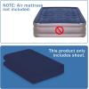 imageBedecor Air Bed Sheets for Mattress Cover Removable Bed and Elastic Band Super Soft and Breathable ampamp Deep up to 21quot Beige KingBlue