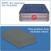 imageBedecor Air Bed Sheets for Mattress Cover Removable Bed and Elastic Band Super Soft and Breathable ampamp Deep up to 21quot Beige KingDark Gray