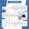 imageBedecor Air Bed Sheets for Mattress Cover Removable Bed and Elastic Band Super Soft and Breathable ampamp Deep up to 21quot Beige KingWhite