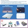 imageBedecor Air Mattress Fitted Sheets for Classic Air Bed Camper Blow up Mattress Guest Home Camping TravelInflate Without Disassembly Convenient ampamp Firm Deep up to 13quotCalifornia KingBlue