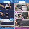 imageBedecor Air Mattress Fitted Sheets for Classic Air Bed Camper Blow up Mattress Guest Home Camping TravelInflate Without Disassembly Convenient ampamp Firm Deep up to 13quotCalifornia KingBlue