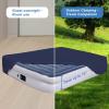 imageBedecor Air Mattress Fitted Sheets for Classic Air Bed Camper Blow up Mattress Guest Home Camping TravelInflate Without Disassembly Convenient ampamp Firm Deep up to 13quotCalifornia KingBlue