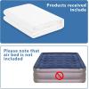 imageBedecor Air Mattress Fitted Sheets for Classic Air Bed Camper Blow up Mattress Guest Home Camping TravelInflate Without Disassembly Convenient ampamp Firm Deep up to 13quotCalifornia KingBlue