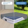 imageBedecor Air Mattress Fitted Sheets for Classic Air Bed Camper Blow up Mattress Guest Home Camping TravelInflate Without Disassembly Convenient ampamp Firm Deep up to 13quotCalifornia KingDark Gray