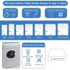 imageBedecor Air Mattress Fitted Sheets for Classic Air Bed Camper Blow up Mattress Guest Home Camping TravelInflate Without Disassembly Convenient ampamp Firm Deep up to 13quotCalifornia KingDark Gray