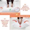 imageBedecor King Pillow Protector with Zipper 2 Pack Waterproof Pillow Covers Encasement Smooth Dust Proof with Breathable Holes Allow Air to Circulate8 Packs Standard