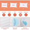 imageBedecor King Pillow Protector with Zipper 2 Pack Waterproof Pillow Covers Encasement Smooth Dust Proof with Breathable Holes Allow Air to CirculateStandard21x27 Set of 2