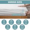 imageBedecor Mattress CoverTop Protection Accidents Protector Smooth Breathable FabricFitted Sheet Style18quot Deep PocketCal KingCotton