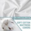 imageBedecor Mattress CoverTop Protection Accidents Protector Smooth Breathable FabricFitted Sheet Style18quot Deep PocketCal KingCotton