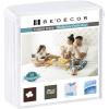 imageBedecor Mattress CoverTop Protection Accidents Protector Smooth Breathable FabricFitted Sheet Style18quot Deep PocketCal KingCotton