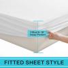 imageBedecor Mattress CoverTop Protection Accidents Protector Smooth Breathable FabricFitted Sheet Style18quot Deep PocketCal KingPolyester