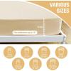 imageBedecor Queen Fitted Sheet Snug Fit Stay in Place1 Bottom Sheet Only Soft Elastic Microfiber Durable Standard Pocket Fit up to 13 inch Mattress PerfectlyLight GrayBeige