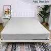 imageBedecor Twin XL Fitted Sheet College Dorm BeddingBottom Sheet Standard Pocket Breathable Fits up to 13quot Deep Dorm Mattress1 Twin Extra Long Sheet OnlyBeigeLight Gray
